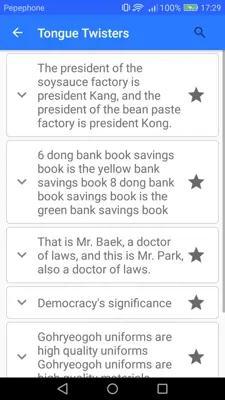 Speak Korean android App screenshot 5